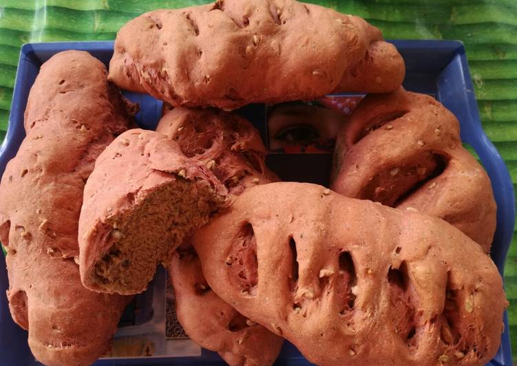 Pan de remolacha y pipas de girasol