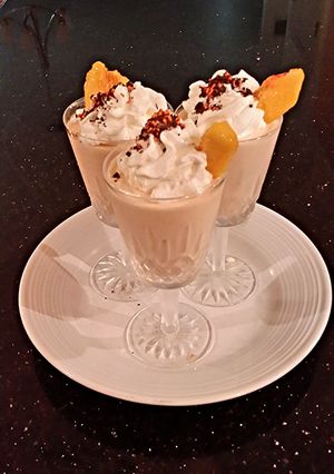A picture of Fresh Peach Mousse.