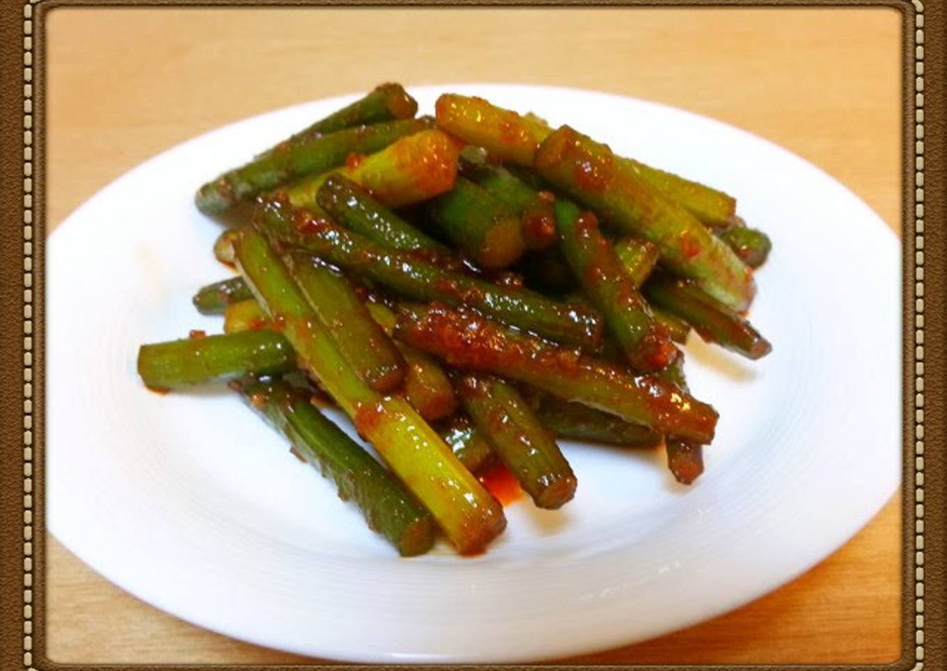 Garlic Shoot Bokkeum (Korean-Style Sauté Dish)