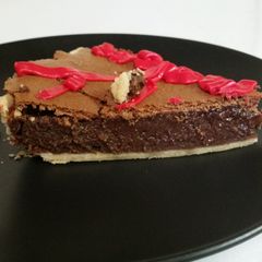 A picture of Fudge Brownie Pie.