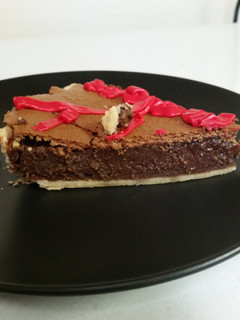 A picture of Fudge Brownie Pie.