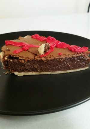 A picture of Fudge Brownie Pie.