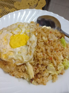 Foto resep Nasi goreng jawa Telur ceplok