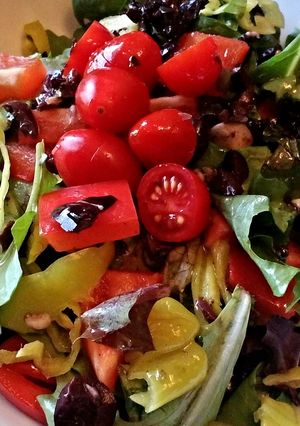 A picture of Chopped Salad/ Greek Style.