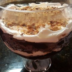 A picture of Kahlua Trifle.