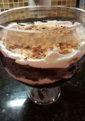 A picture of Kahlua Trifle.