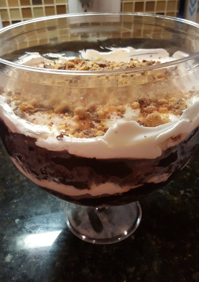 A picture of Kahlua Trifle.