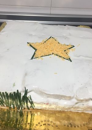 Una foto de Pastel de marisco