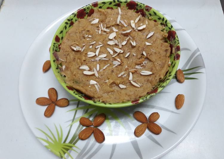 Singhara or badam ka halwa