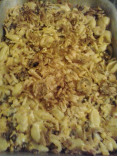 A picture of Cheesy Beef Alfredo Casserole.