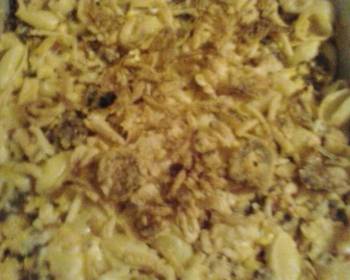 Without Fail Serving Recipe Cheesy Beef Alfredo Casserole Practical Delicious