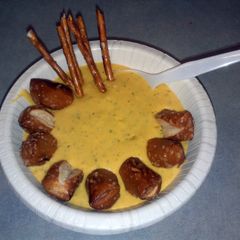 A picture of Mustard Dip for Pretzels.