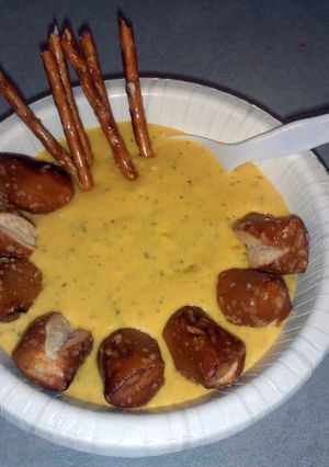 A picture of Mustard Dip for Pretzels.