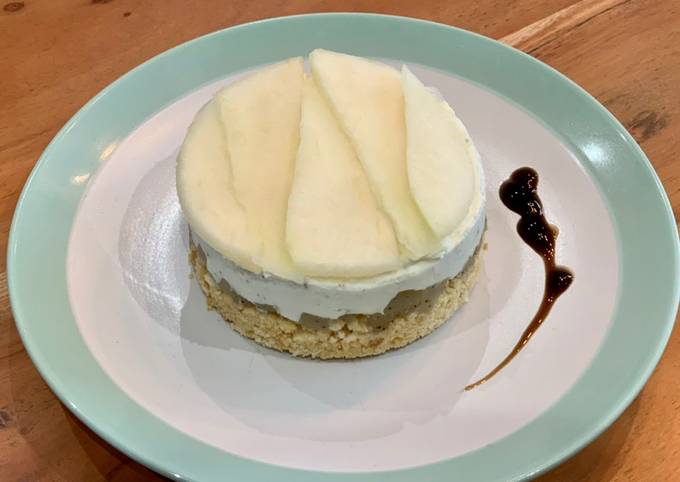 Méthode la plus simple pour Fabriquer Ultime Cheesecake salé poire rôtie & bleu d’Auvergne