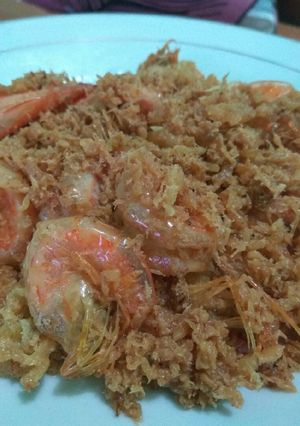 Foto resep Udang sarang telur (cepat dan praktis)