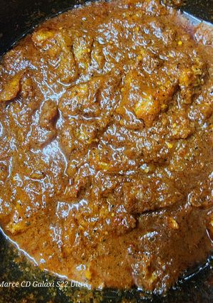 Una foto de Chicharrón en Salsa de Chile Guajillo