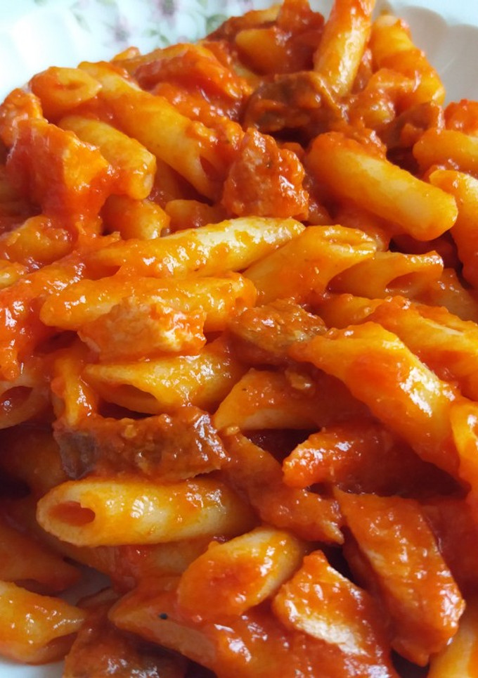 Una foto de Macarrones carnívoros