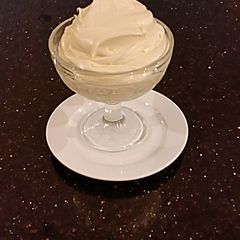 A picture of Basic Creamy Vanilla Buttercream Frosting.