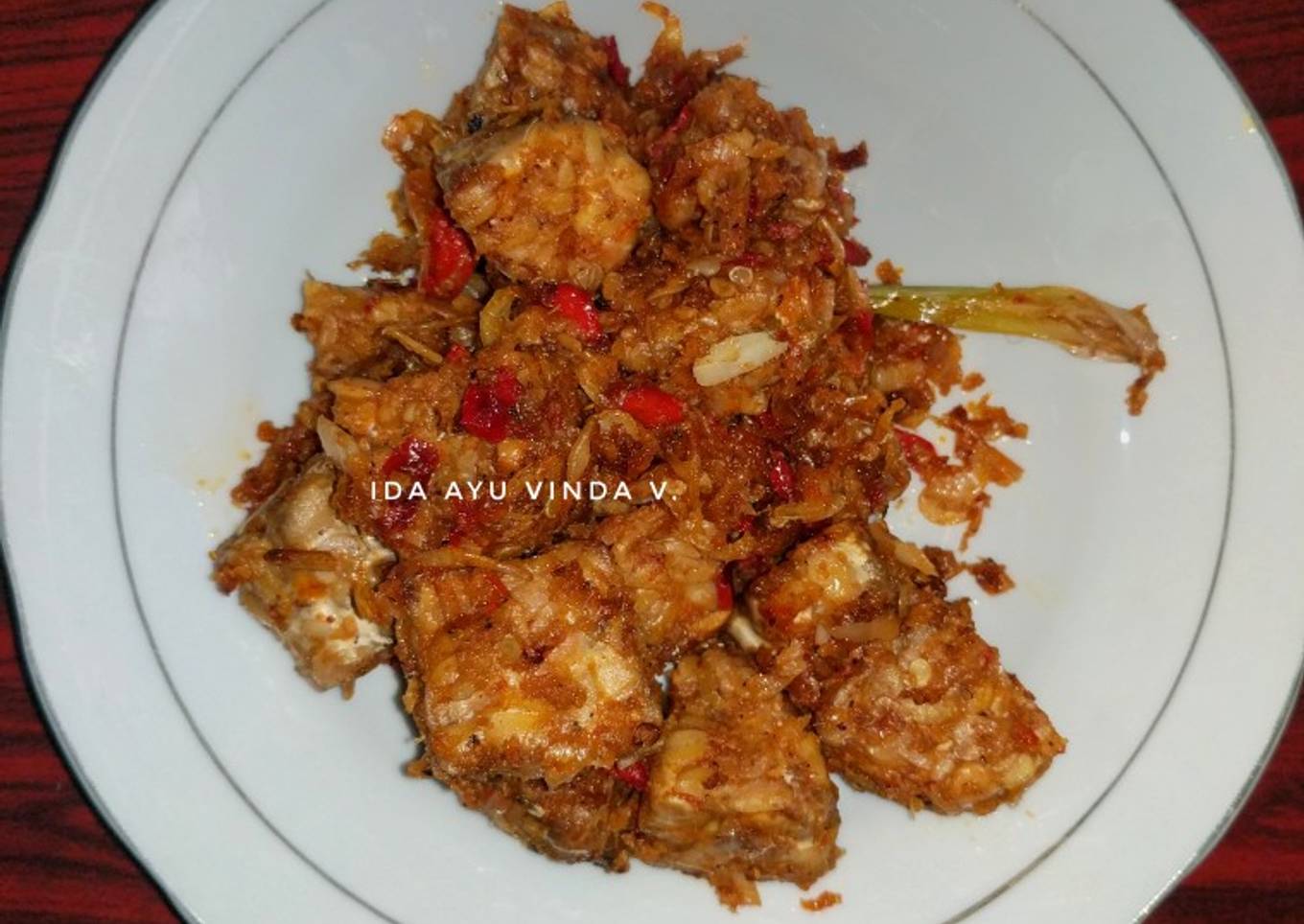 Tempe Rebon Bumbu Serai