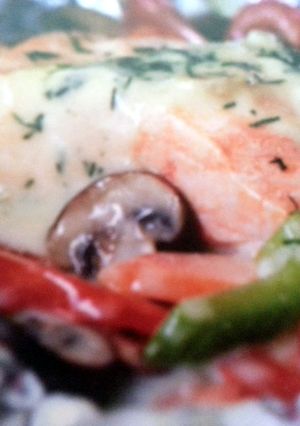 A picture of Foil Grilled Salmon.
