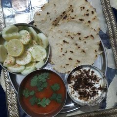 A picture of Navratri tasty thali.