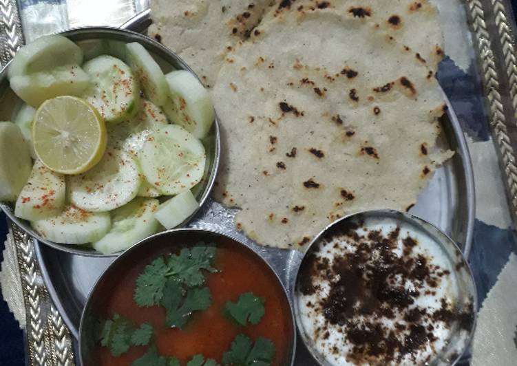 Recipe of Quick Navratri tasty thali | So Great Food Recipe From My Kitchen