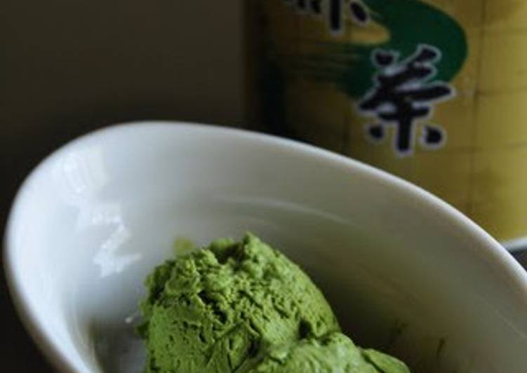 Easiest Way to Make Homemade Egg-Free &amp; Easy Rich Matcha Ice Cream