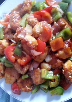 A picture of Sweet and Sour Chicken.