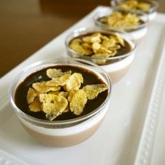 A picture of Cold Dessert Chocolate Bavarois.
