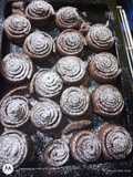 Rollitos de canela y chocolate