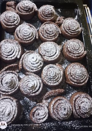 Una foto de Rollitos de canela y chocolate
