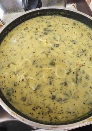 عکسی از دستور آش رشته و اسفناج