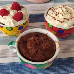 A picture of Keto mug cake.