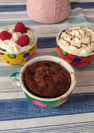A picture of Keto mug cake.