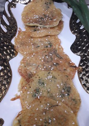 A picture of Savoury pan cake.