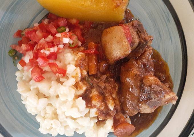 How to Prepare Jamie Oliver Mutton curry and creamy samp