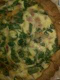 Ham and spinach quiche