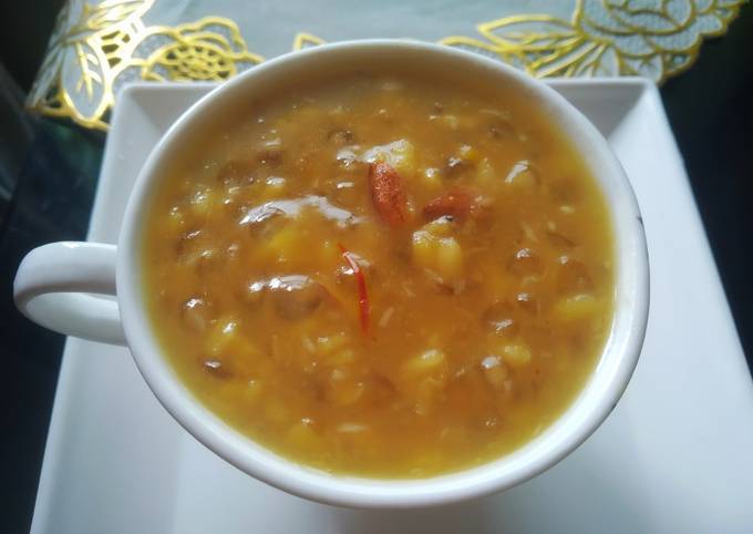 Moong dal sago payasam