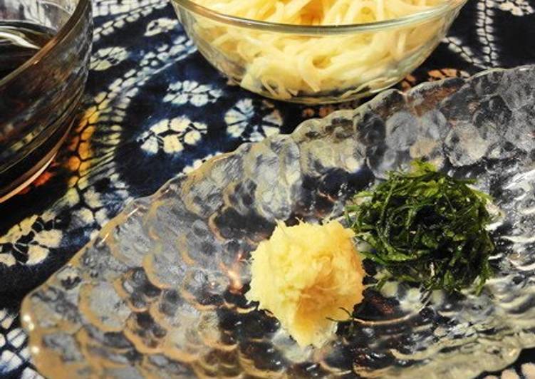 Steps to Make Award-winning Herbal Condiments for Chilled Somen &amp; Udon Noodles