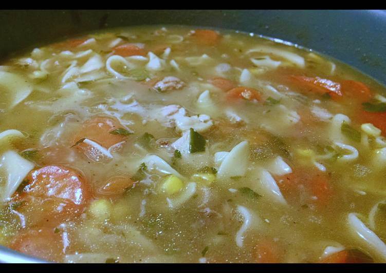 Recipe of Speedy Beck&#39;s Homemade Creamy Chicken Noodle Soup