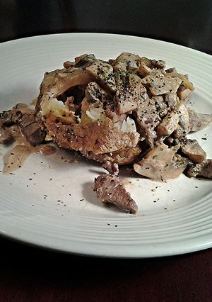 A picture of Beef Stroganoff Topped Baked Potatoes.