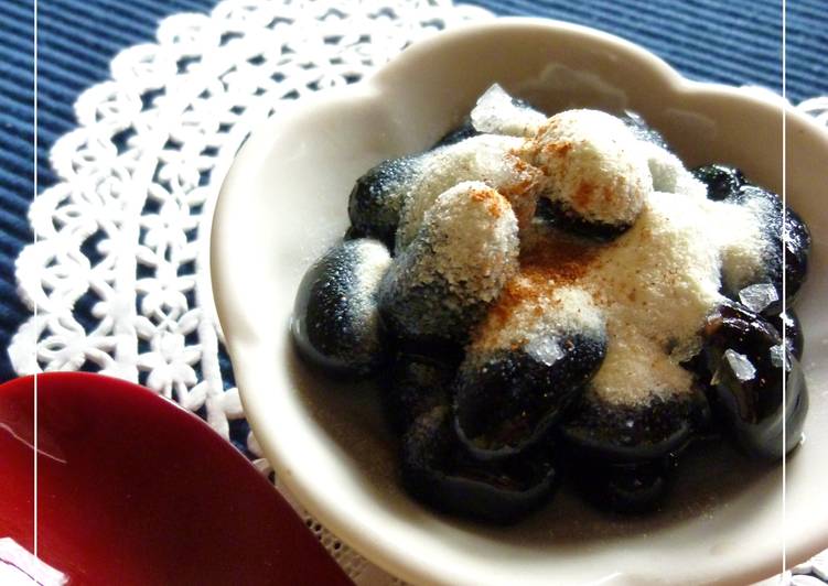 Milky Salted Black Soy Beans Recipe by cookpad.japan - Cookpad