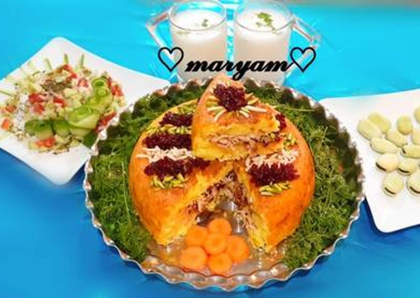 Tah chin (Iranian Rice Cake)