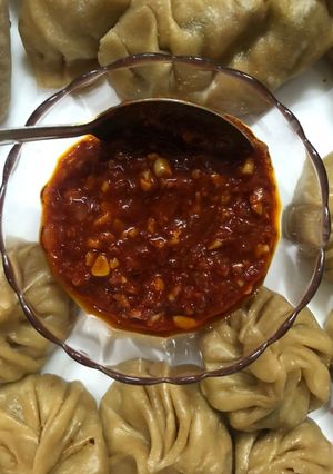 A picture of Schezwan sauce#myfirstrecipe.