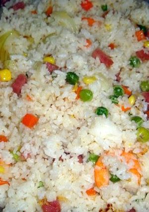 A picture of Princess' Chinese Fried Rice.
