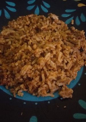 Una foto de Arroz con sardina
