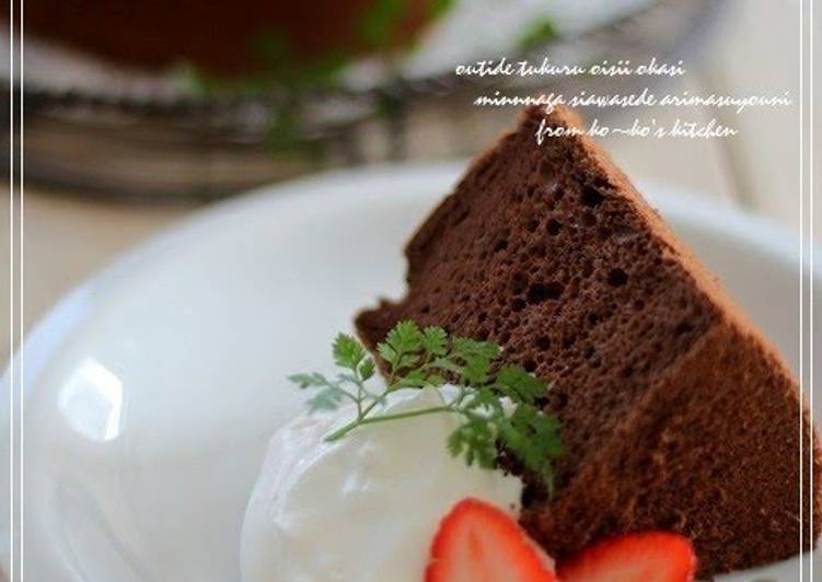 Easiest Way to Make Award-winning Sublime Fluffy Cocoa Chiffon Cake