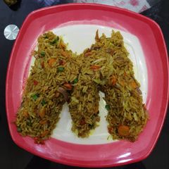 A picture of Cinnamon fried rice.