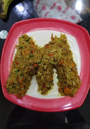 A picture of Cinnamon fried rice.