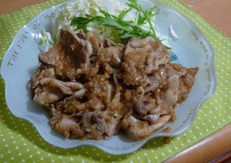 Recipe of Award-winning Pork Shogayaki (Ginger Fried Pork)